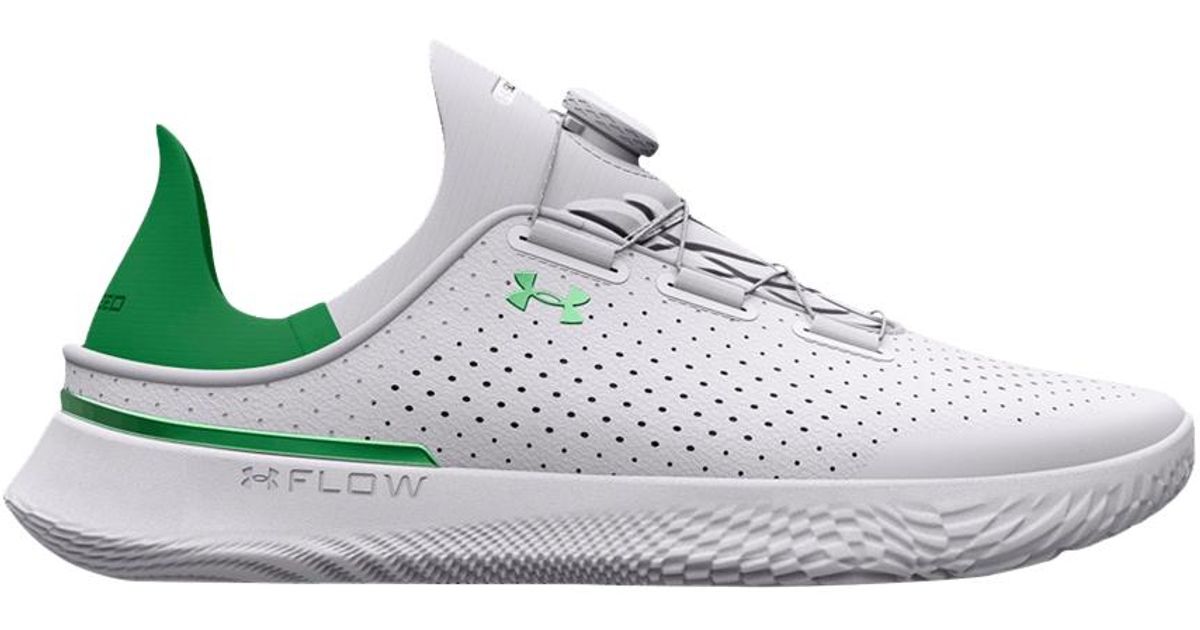 Under Armour Slipspeed 'white Kelly Green' for Men Lyst