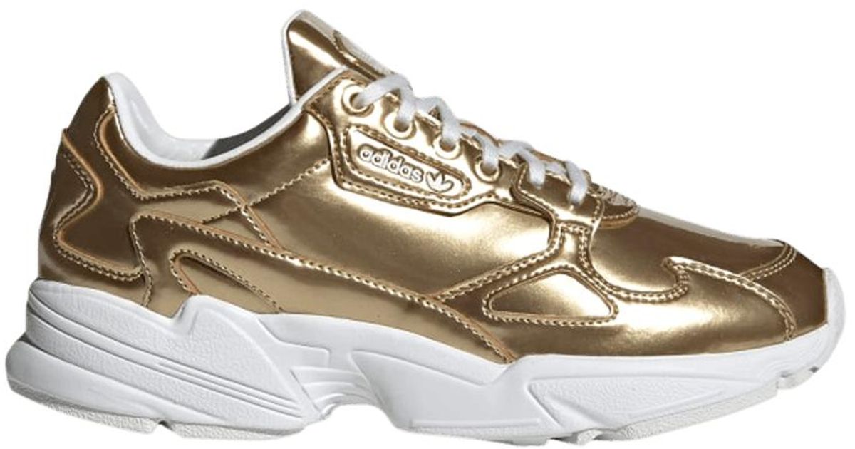 adidas originals new metallic gold falcon