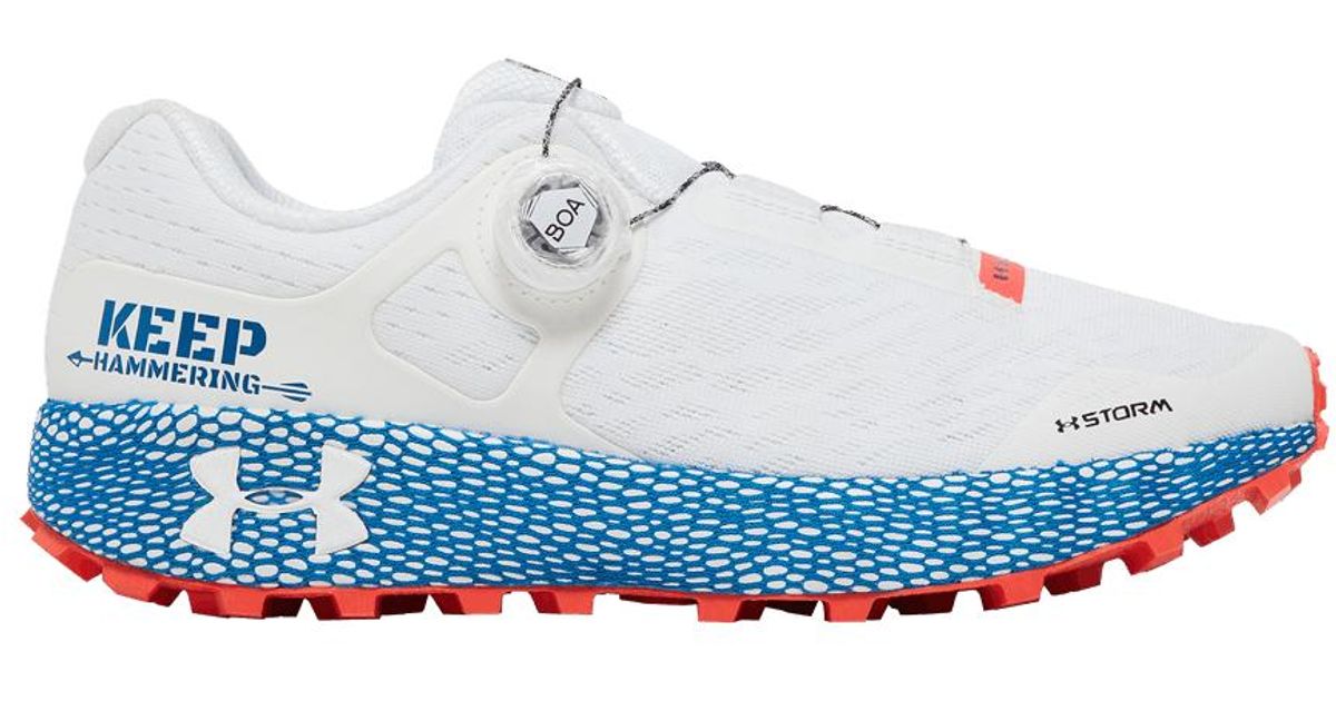 Under Armour Hovr Machina Off Road Ch1 'white Cruise Blue' for Men | Lyst