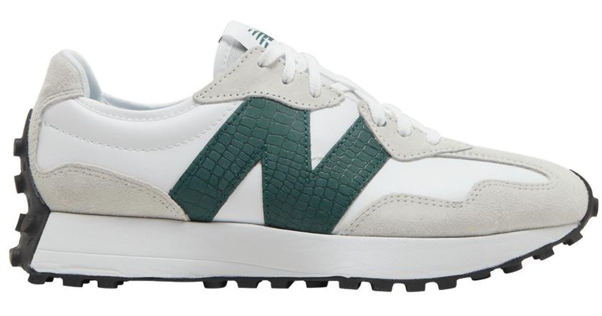 New Balance 327 Nightwatch Green New Balance 327 'nightwatch Green Crocodile' in White | Lyst