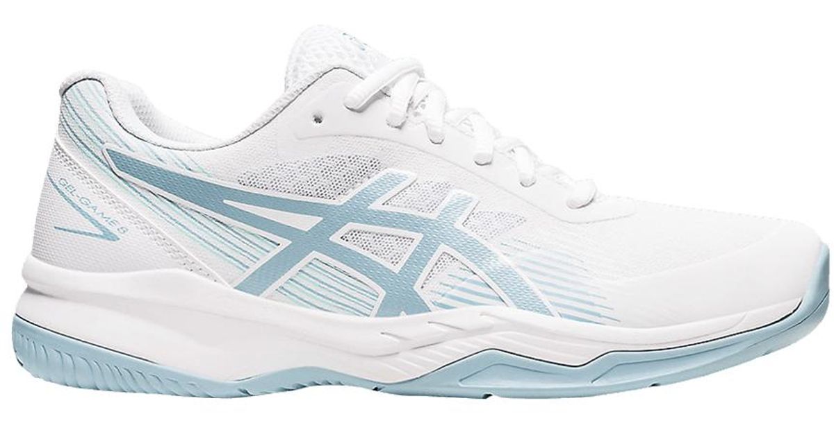 Asics Gel Game 8 'white Smoke Blue' | Lyst