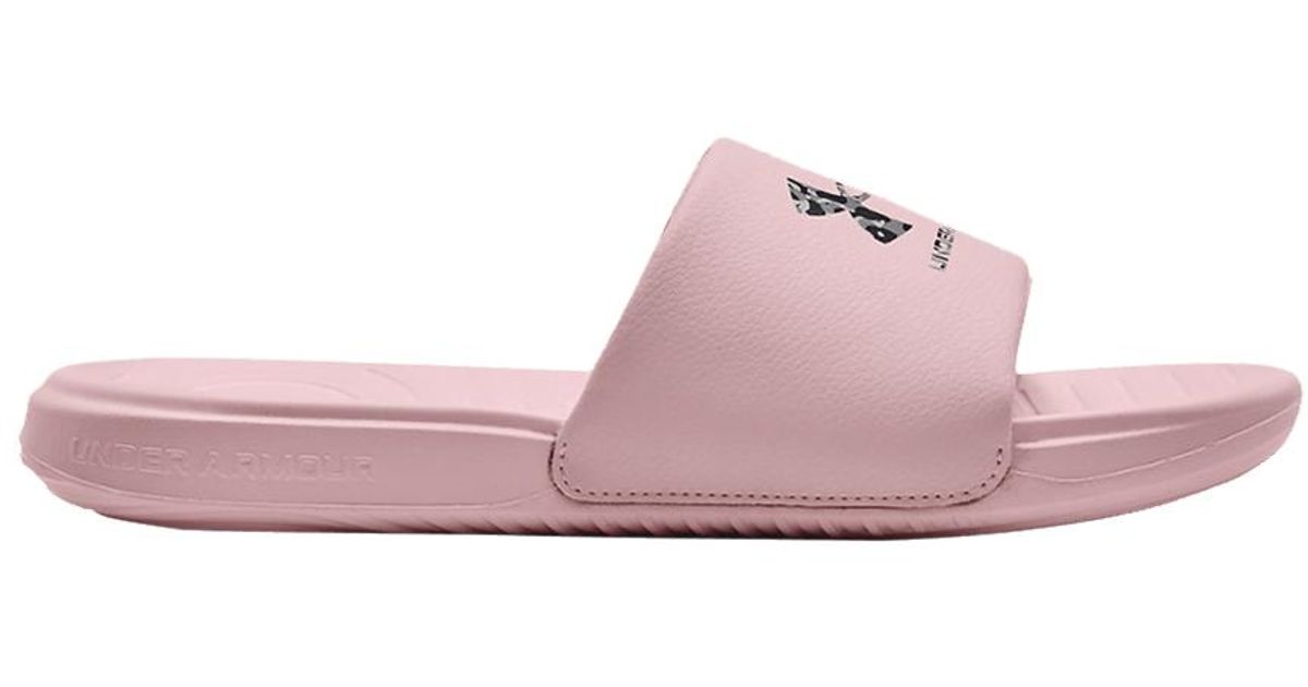 Under Armour Ansa Graphic Slide 'prime Pink' | Lyst