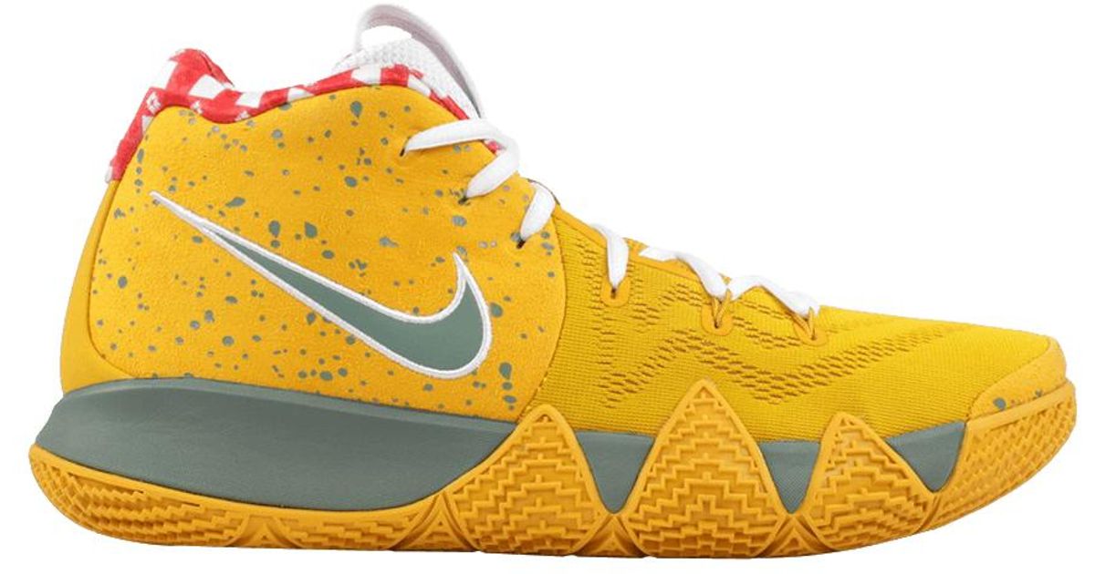 yellow kyrie 4s