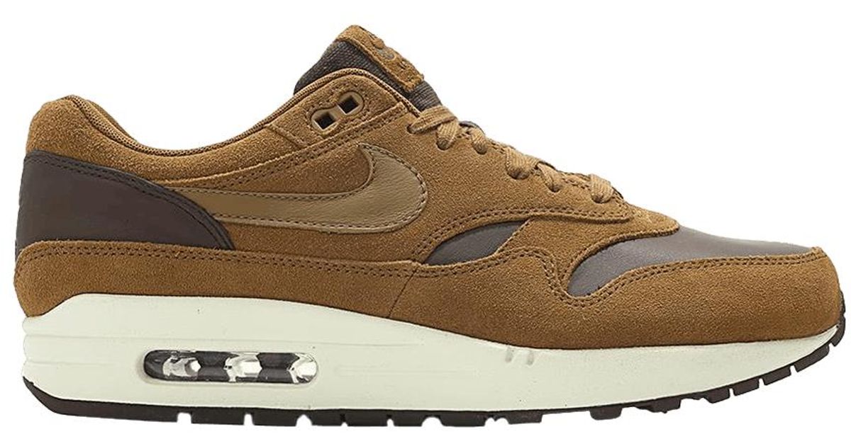Nike Air Max 1 Premium Leather 'ale Brown' for Men Lyst
