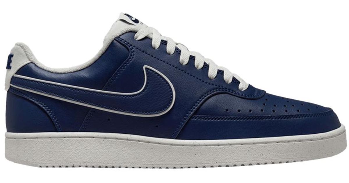 Nike Court Vision Low midnight Navy in Blue for Men Lyst Nike Court Vision Low midnight Navy in Blue for Men Lyst