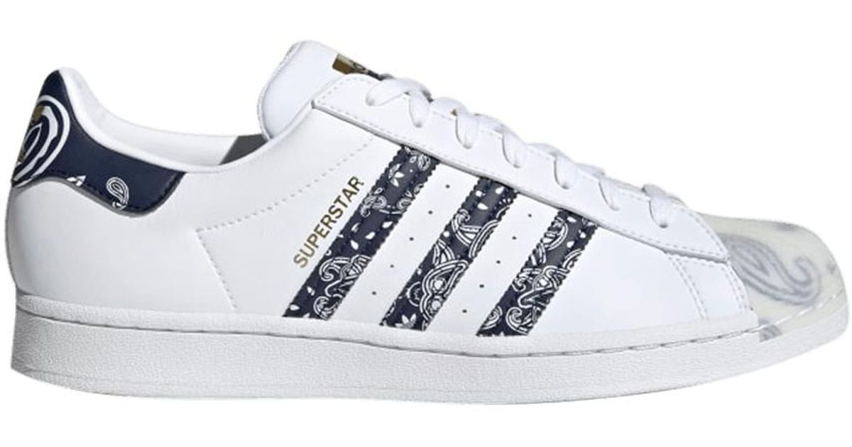 adidas Superstar 'bandana White Collegiate Navy' in Blue for Men Lyst