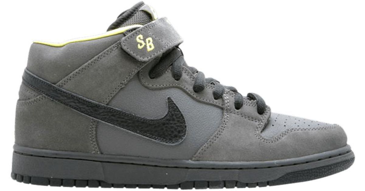 Nike Dunk Mid Pro Sb in Gray for Men Lyst