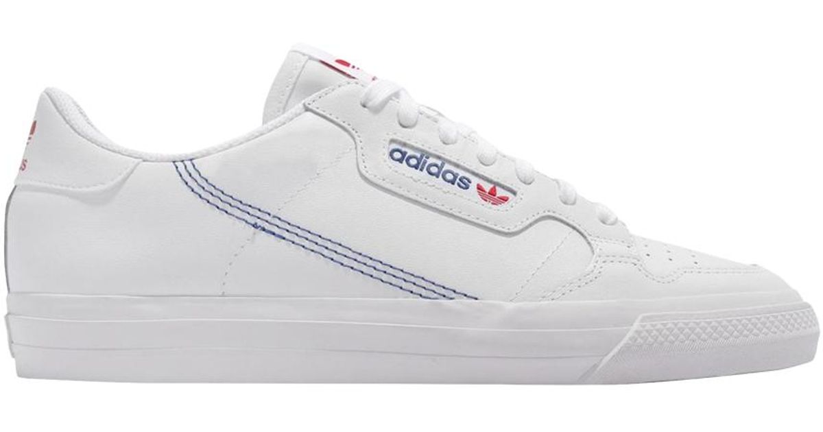 adidas Continental Vulc 'white Collegiate Royal' for Men | Lyst