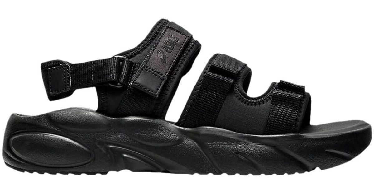 Asics Gel Bondal Sandals 'triple Black' | Lyst
