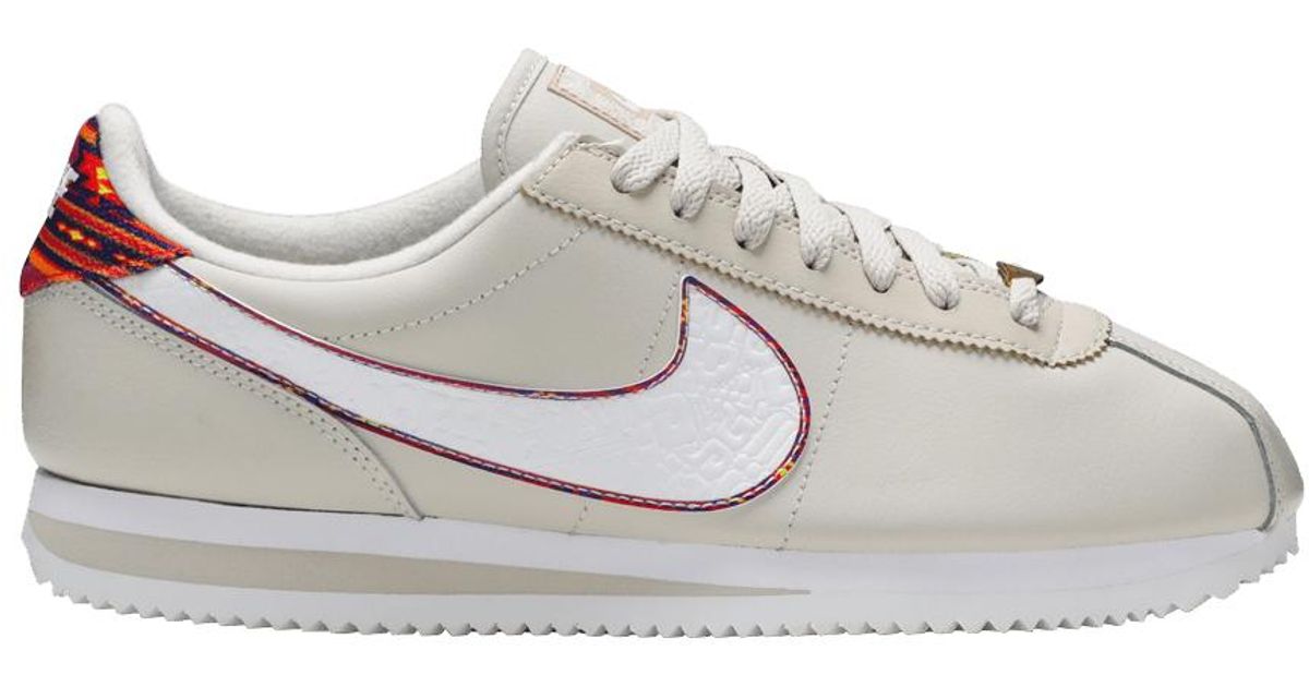 cream nike cortez