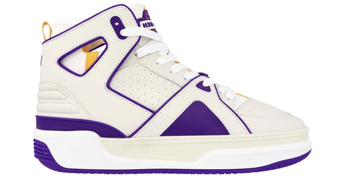 Just Don Basketball Courtside Hi 'white Purple' in Blue for Men Lyst