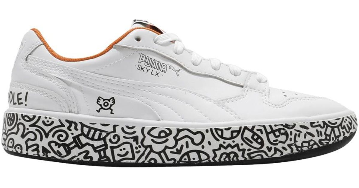 PUMA Mr. Doodle X Sky Lx Low 'wavy Doodles' in White for Men Lyst