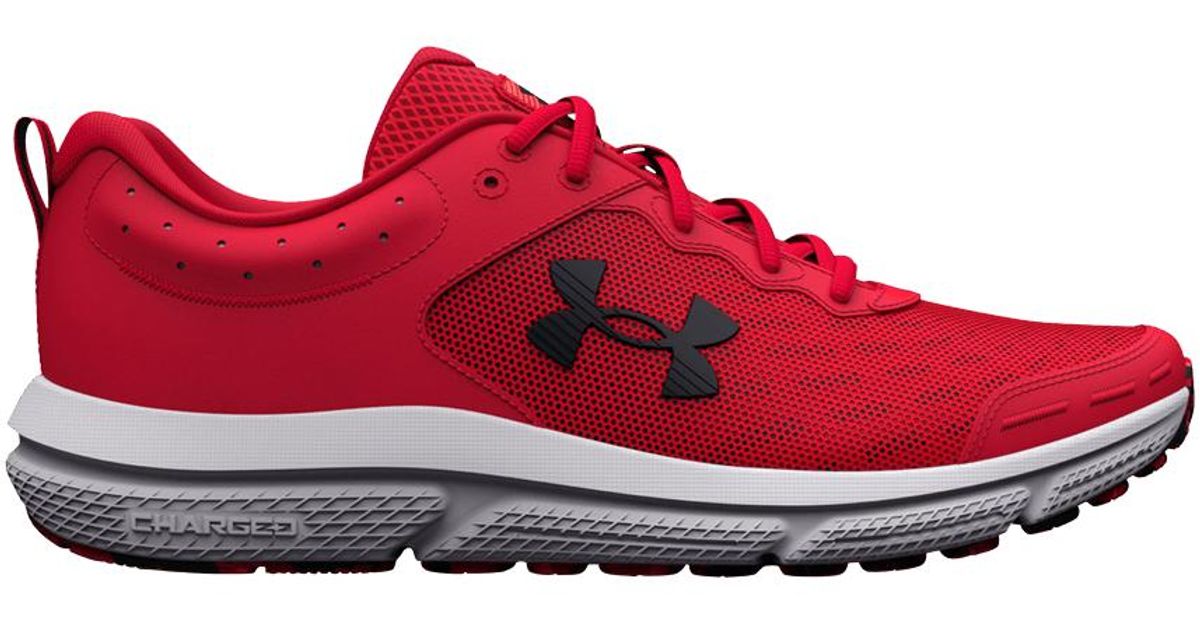 Under Armour Charged Assert 10 'red Black' for Men | Lyst