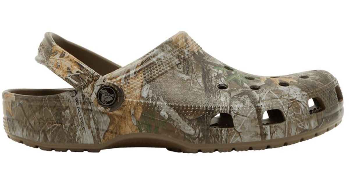 Crocs™ Realtree Edge X Classic Clog 'camo - Walnut' in Brown for Men | Lyst