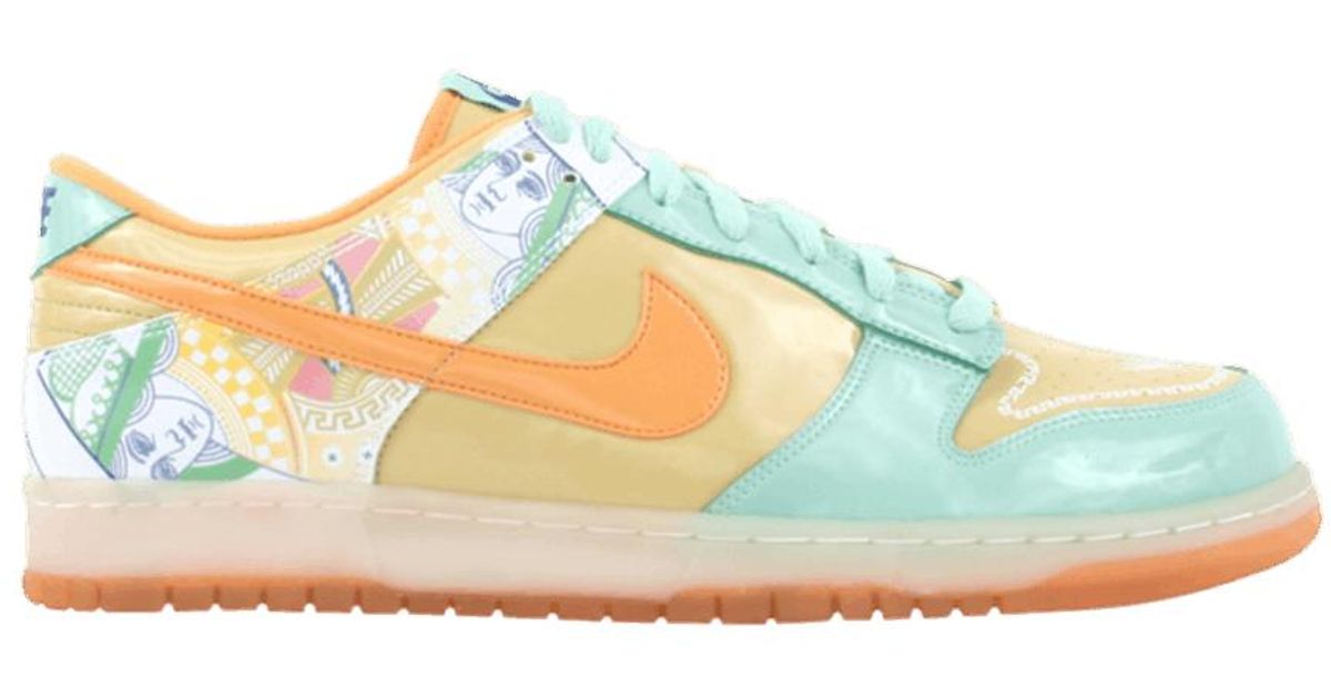 women's dunk low mint green