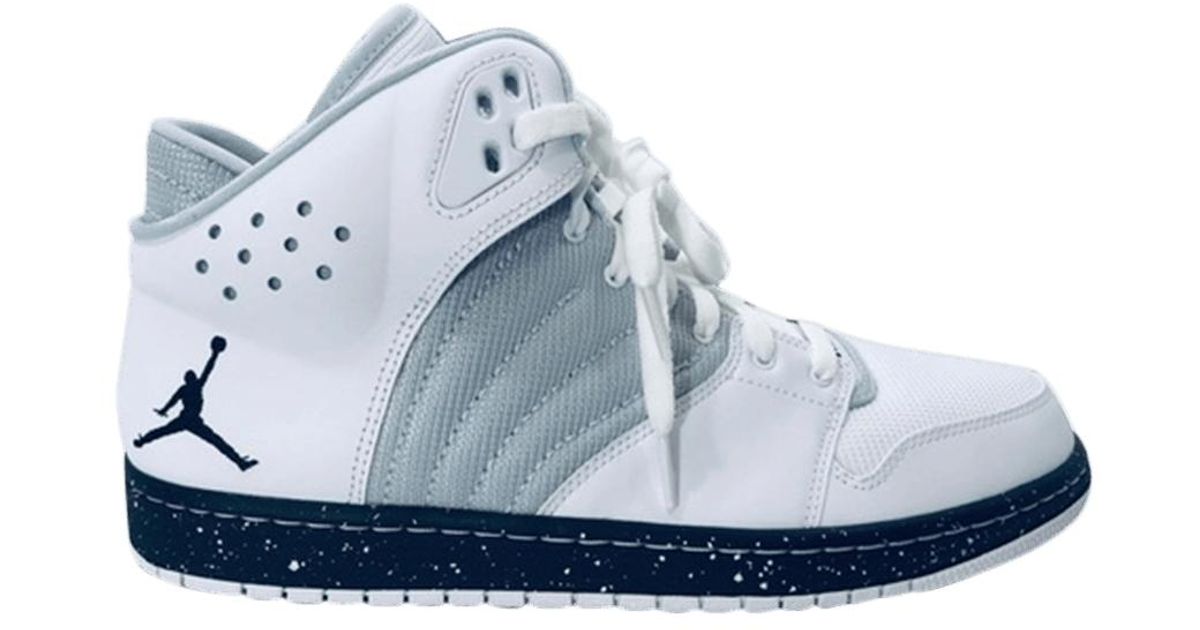 Nike Jordan 1 Flight 4 Premium 'white Silver' in Blue for Men | Lyst