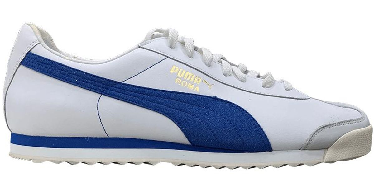 PUMA Roma 'white Royal' in Blue for Men | Lyst