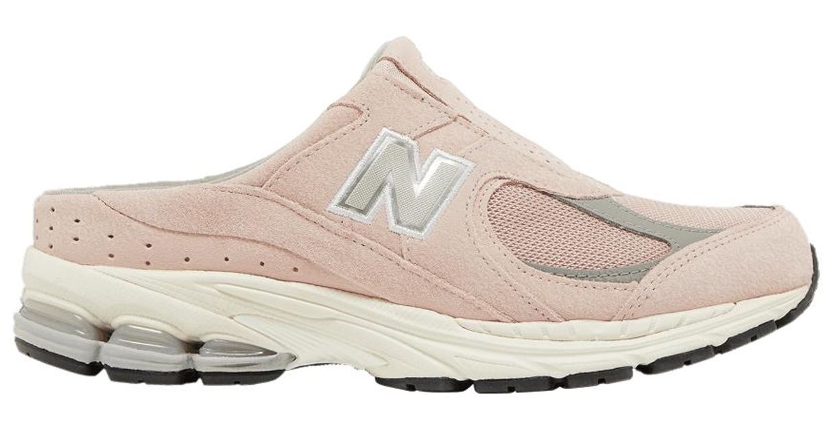 New Balance 2002r Mule 'pink Sand' in White for Men | Lyst