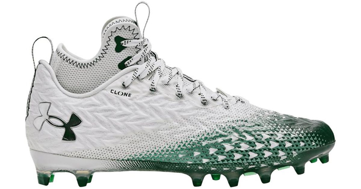 Under Armour Spotlight Clone 3.0 Mc 'white Forest Green' in Blue for