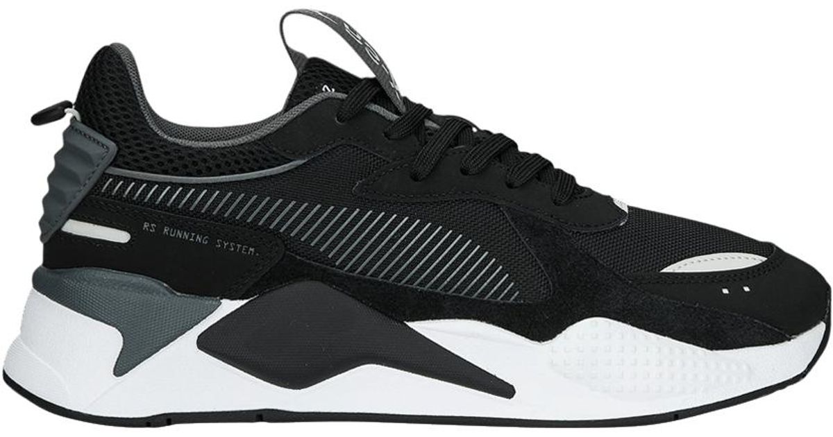 PUMA Rs-x Suede Trainers in Black | Lyst