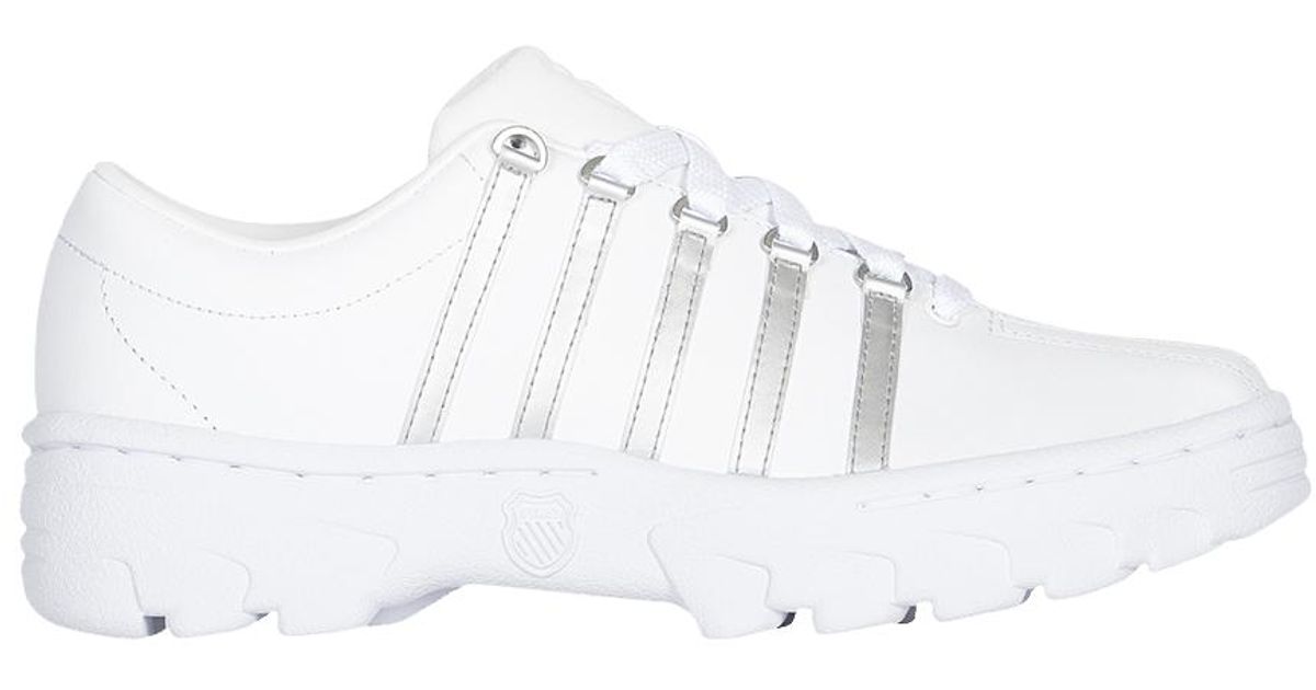 Kswiss North Classic Low 'we Are The West White Silver' for Men Lyst