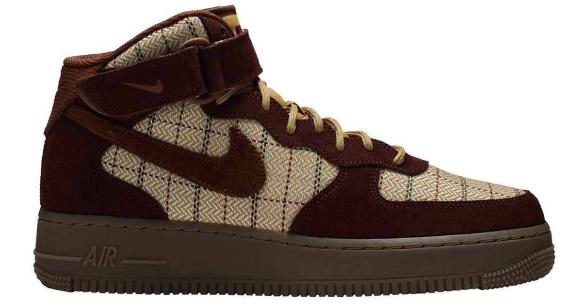 Nike Air Force 1 Mid in Brown for Men - Lyst