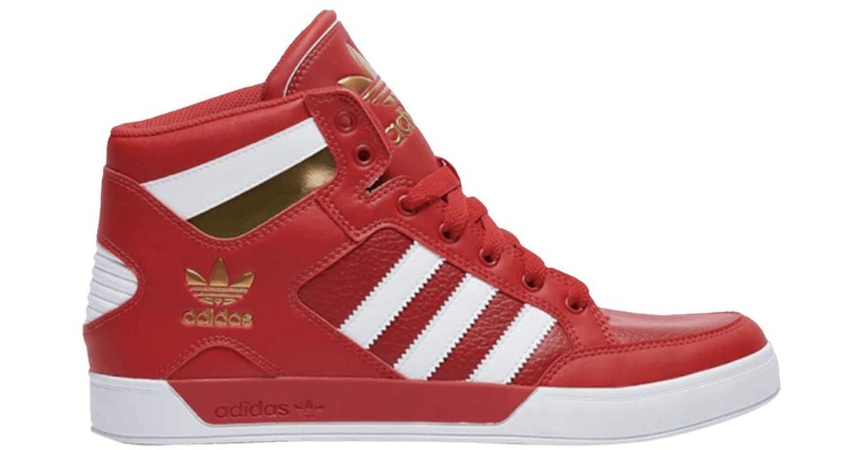 adidas Hard Court High 'red White Gold' for Men | Lyst