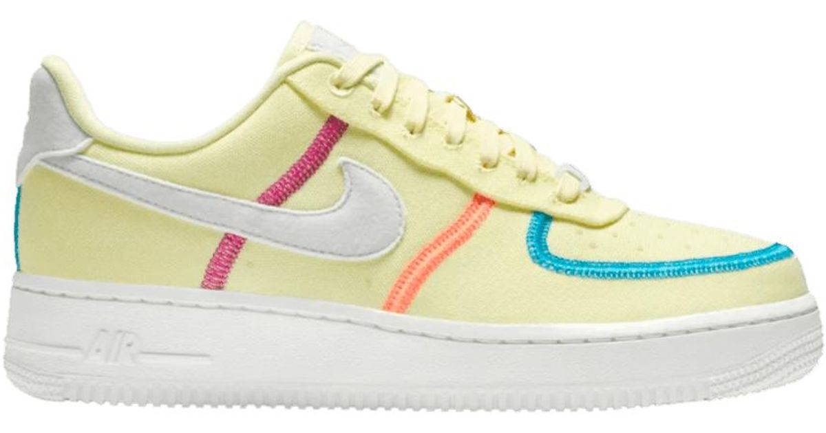air force 1 with yellow laces
