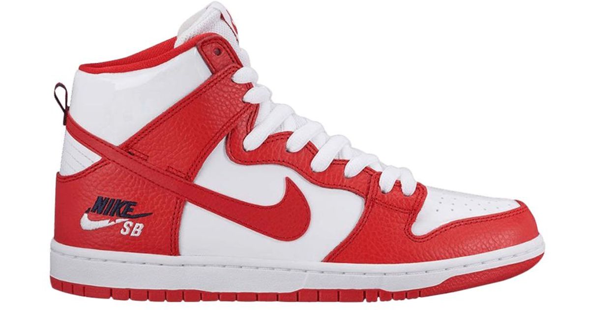 nike sb zoom dunk high pro red