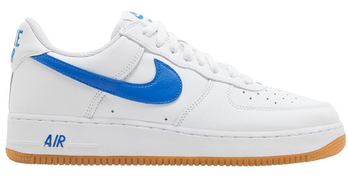 Nike Air Force 1 Low 'color Of The Month - White Royal Blue' for Men | Lyst