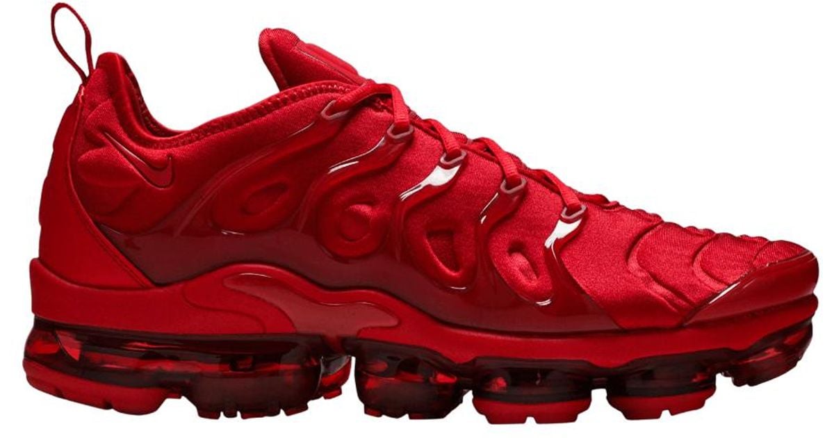Nike Air Vapormax Plus in Red for Men - Lyst