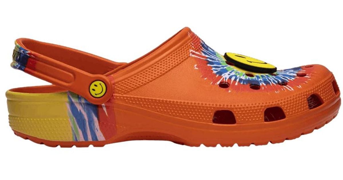 Crocs™ Chinatown Market X Clog 'tie Dye Smiley' Sample in Red for Men | Lyst