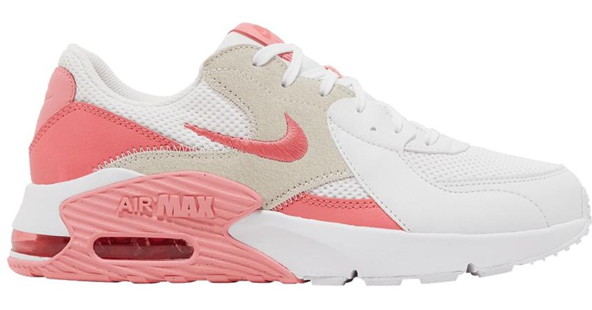 Nike Air Max Excee 'white Sea Coral' in Pink | Lyst
