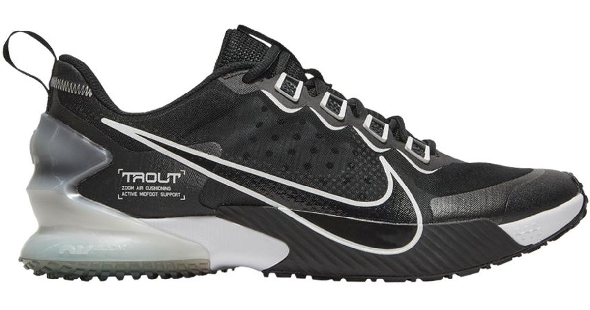 nike force zoom trout 5 turf black