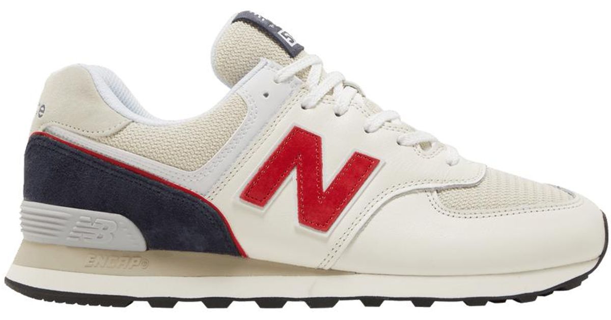 New Balance 574 'sea Salt Navy' in White for Men Lyst