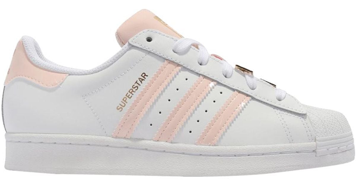 adidas Superstar 'white Pink Tint' | Lyst