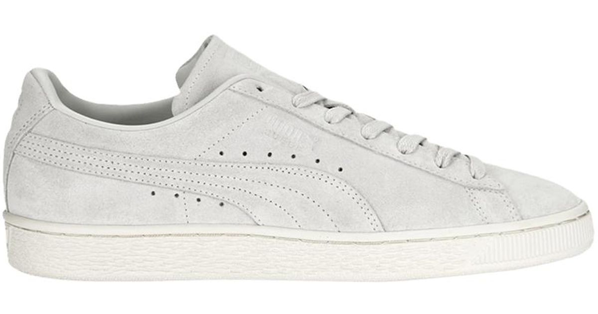 PUMA Suede Classic '75th Anniversary - Feather Grey' in White for Men ...