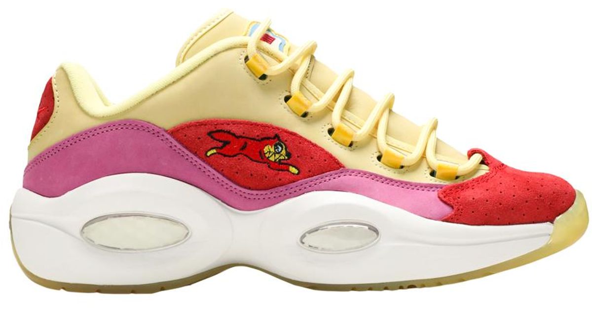Reebok Bbc Ice Cream X Question Low 'yellow Red' in White for Men | Lyst
