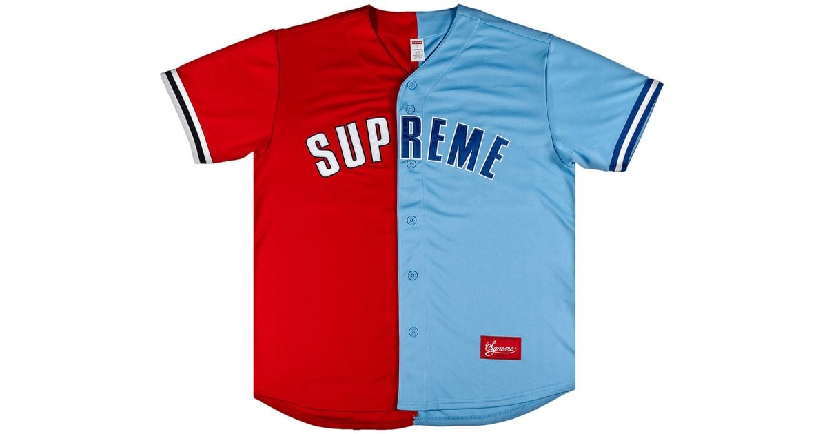 Supreme Don't Hate Baseball Jersey 'red' for Men | Lyst