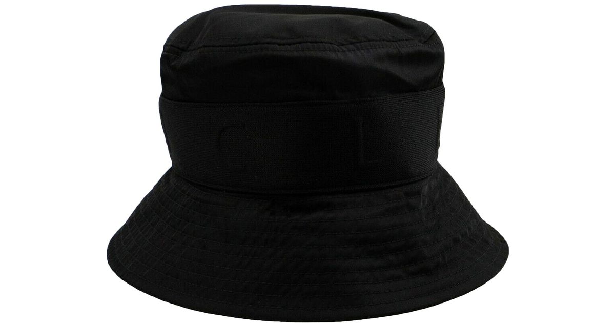 Moncler Logo Bucket Hat 'navy Blue' in Black for Men | Lyst