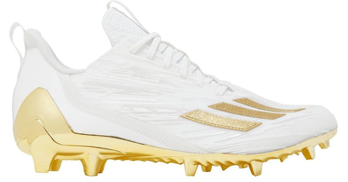 adidas Adizero Cleats 'white Gold Metallic' for Men Lyst