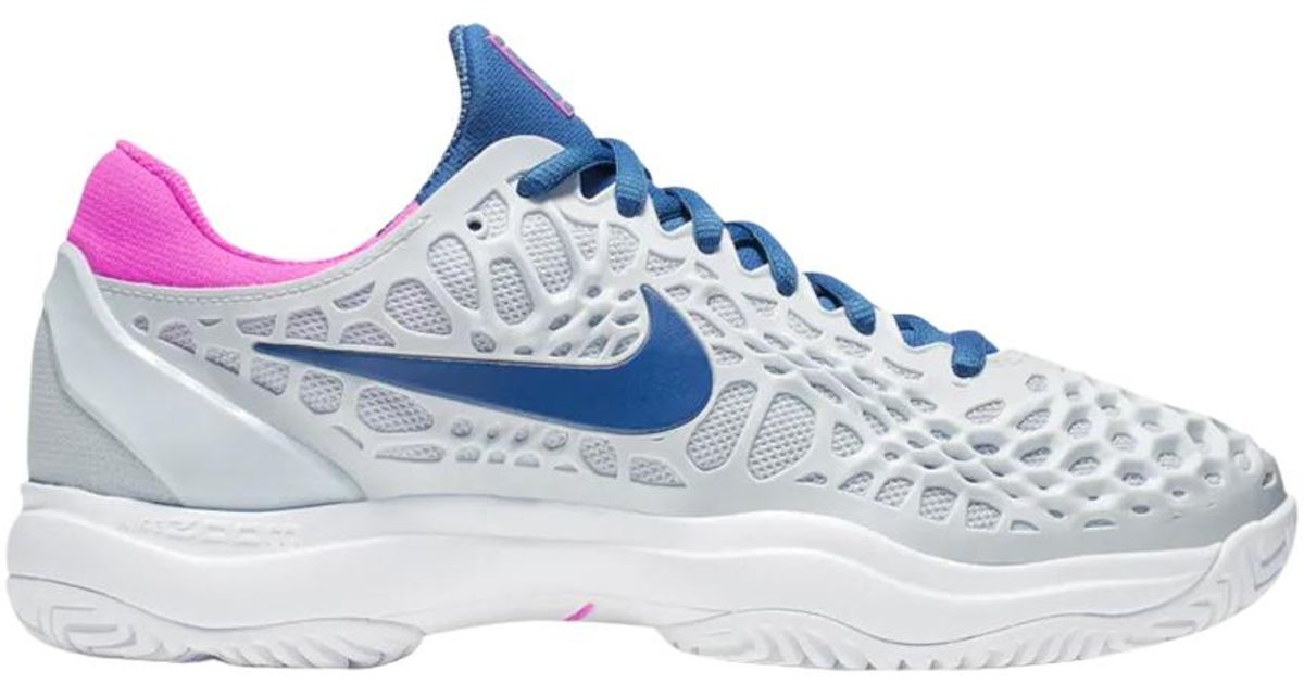 nike zoom cage 3 grey pink