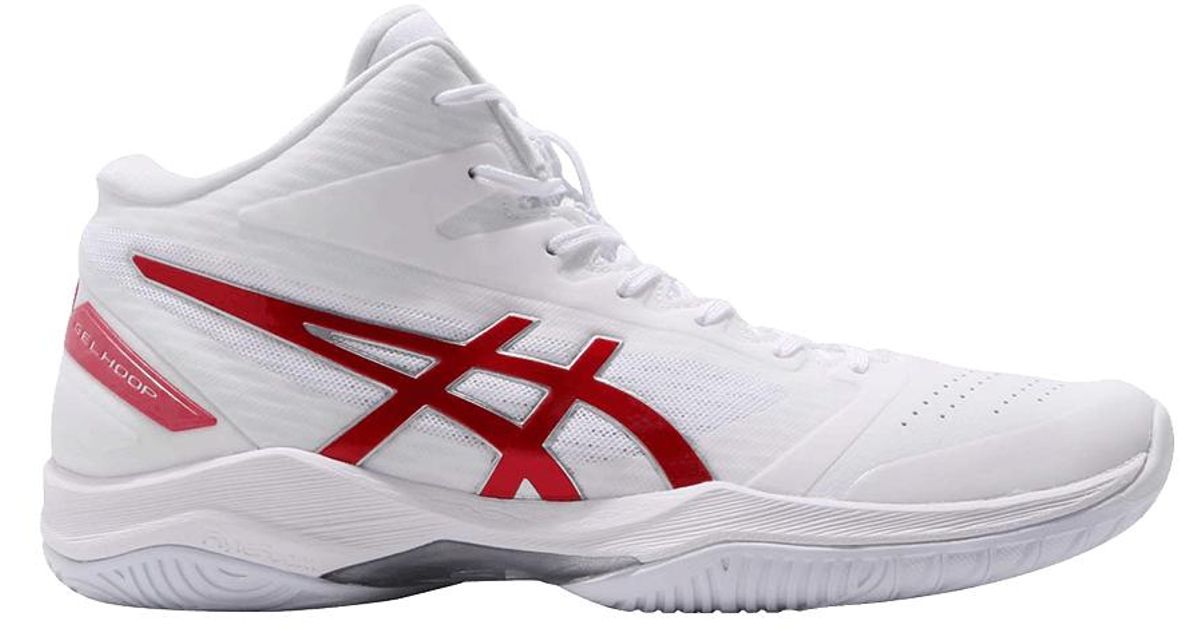 Asics Gelhoop V11 'classic Red' in White for Men Lyst