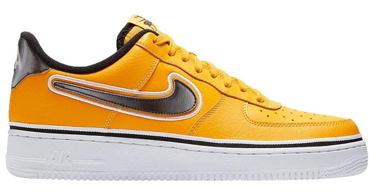 nike air force 1 nba low yellow