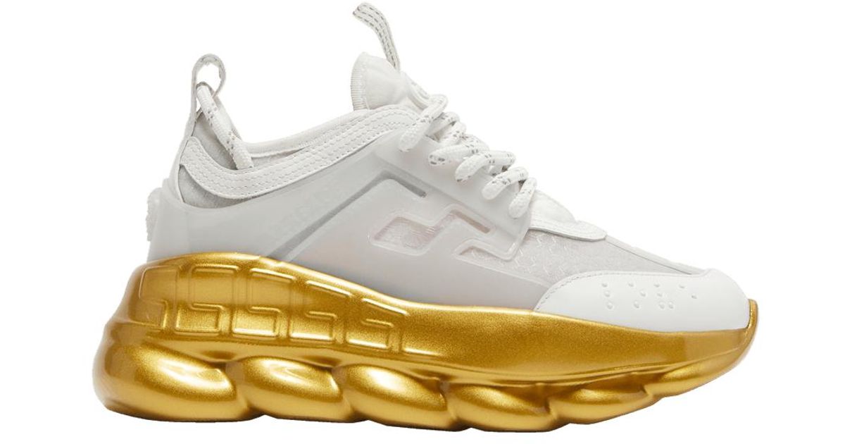 Versace Chain Reaction 'white Gold' | Lyst