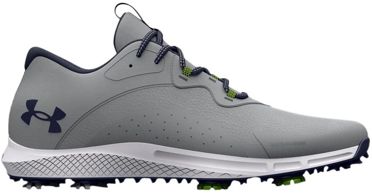 Under Armour Charged Draw 2 Golf Wide 'grey Midnight Navy' in Gray for ...