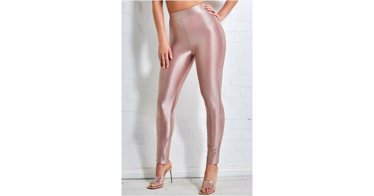 White hot sale disco leggings