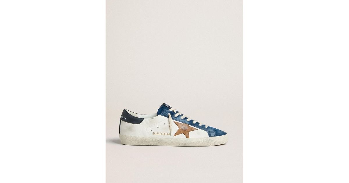 Golden Goose Super-Star Ltd With Tobacco-Colored Croc-Print
