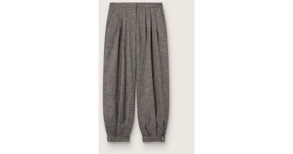 Pants Chapter Golden Goose Pleated Balloon Pants in Gray | Lyst