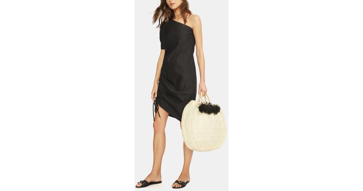 bassike one shoulder dress